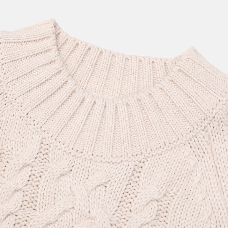 NRK - Korean Children Fashion - #Kfashion4kids - Cozy Cable Knit - 6