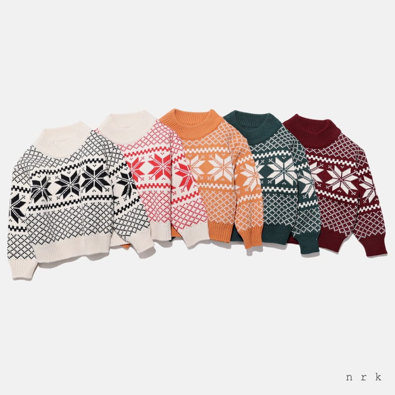 NRK - Korean Children Fashion - #Kfashion4kids - Snow Flower Knit ver2