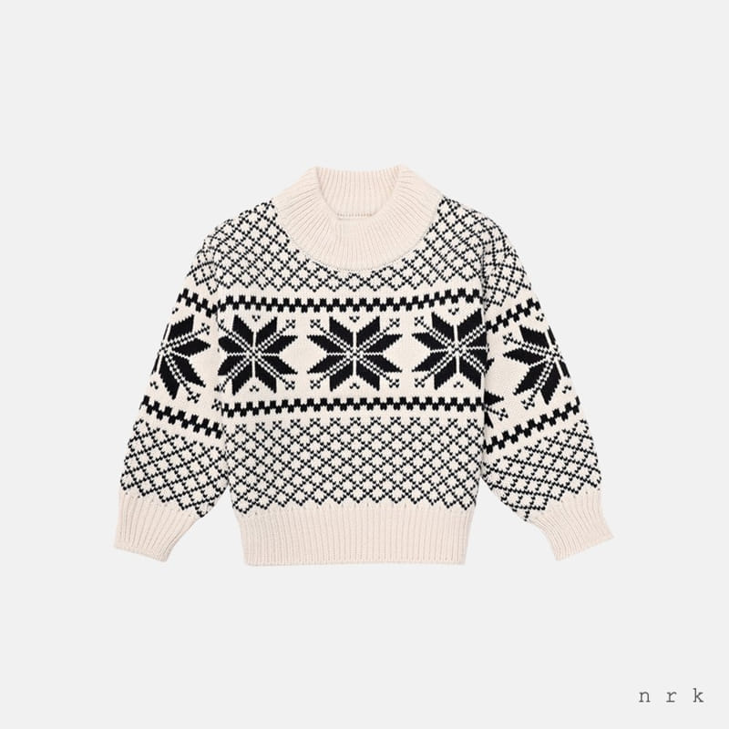NRK - Korean Children Fashion - #Kfashion4kids - Snow Flower Knit ver2 - 2