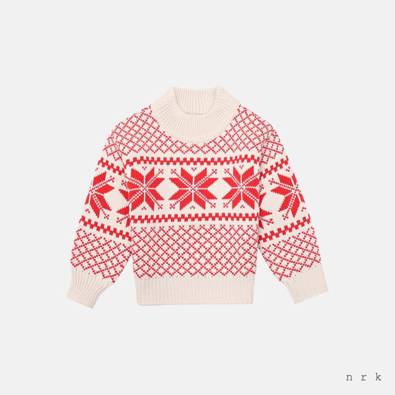 NRK - Korean Children Fashion - #Kfashion4kids - Snow Flower Knit ver2 - 5