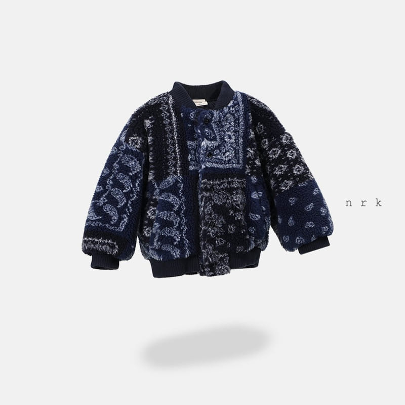 NRK - Korean Children Fashion - #Kfashion4kids - Paisely Fleece Jumper - 2