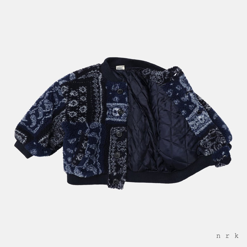 NRK - Korean Children Fashion - #Kfashion4kids - Paisely Fleece Jumper - 6
