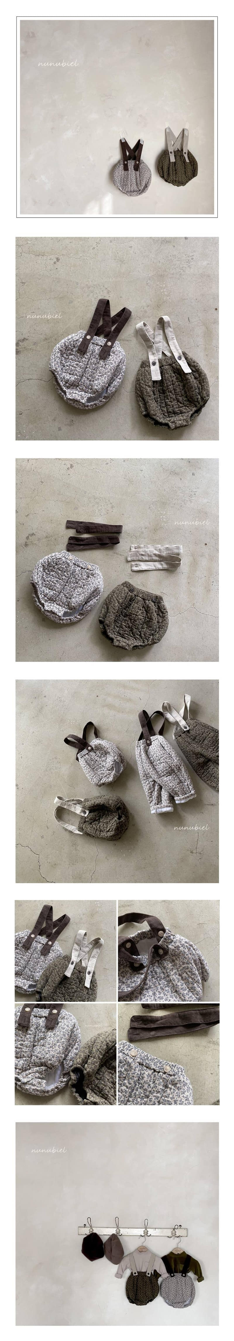 NUNUBIEL - Korean Children Fashion - #Kfashion4kids - Flower Quilting Bodysuit