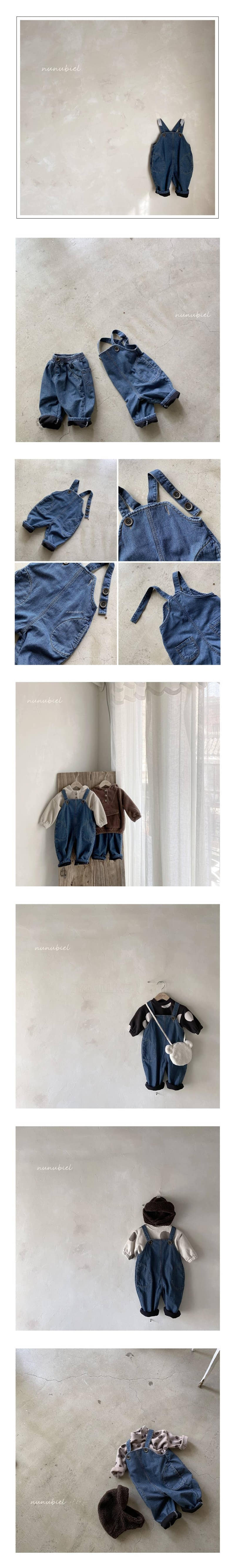 NUNUBIEL - Korean Children Fashion - #Kfashion4kids - Circle Jean Dungarees