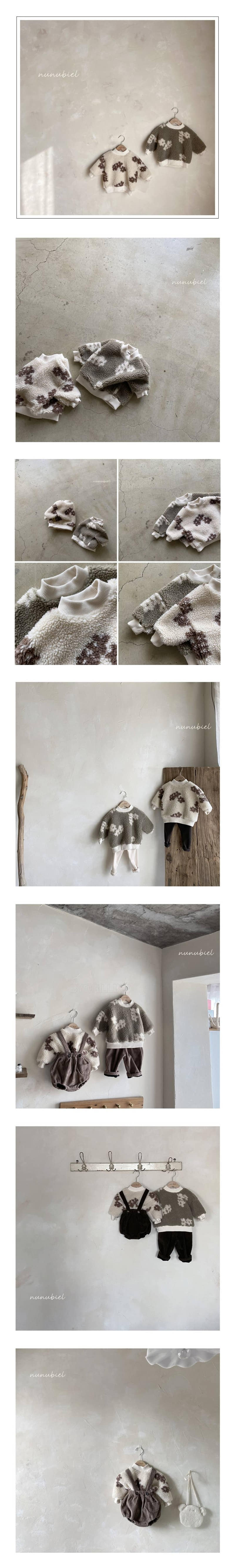 NUNUBIEL - Korean Children Fashion - #Kfashion4kids - Boig Flower Fluffy Tee