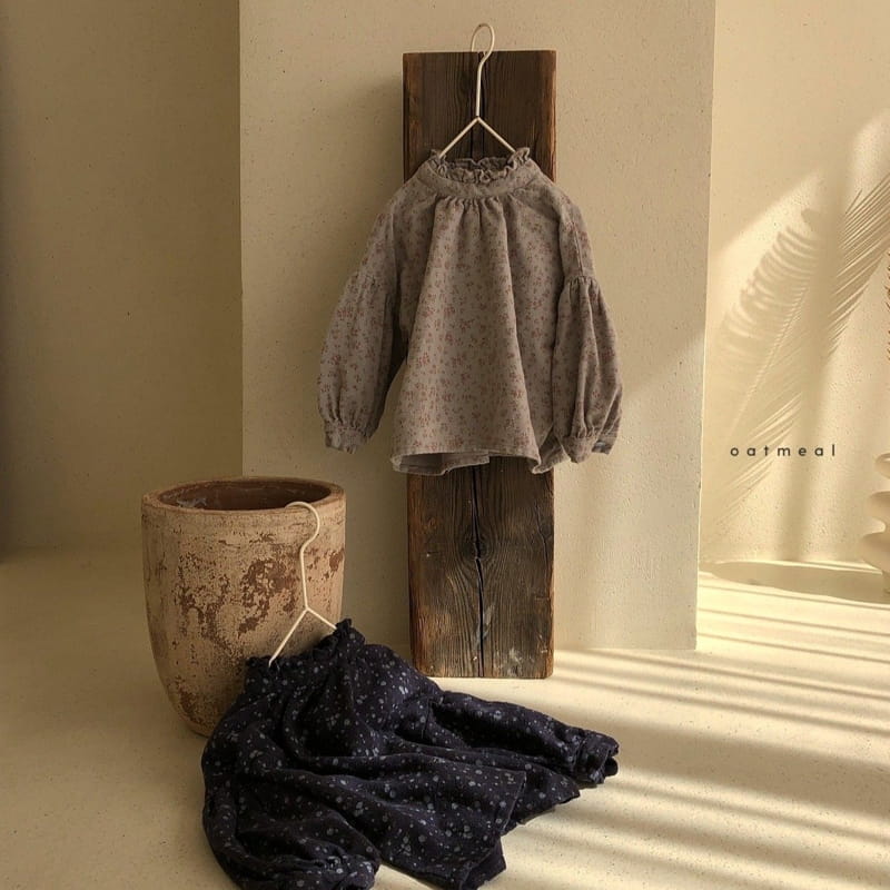 OATMEAL - Korean Children Fashion - #Kfashion4kids - Off Me Blouse - 11
