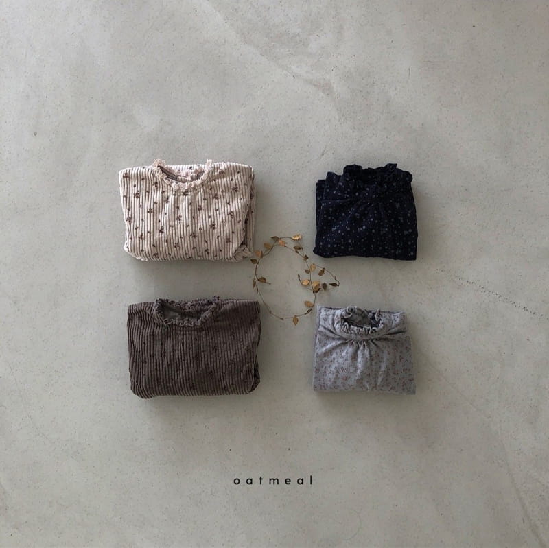 OATMEAL - Korean Children Fashion - #Kfashion4kids - Off Me Blouse - 2