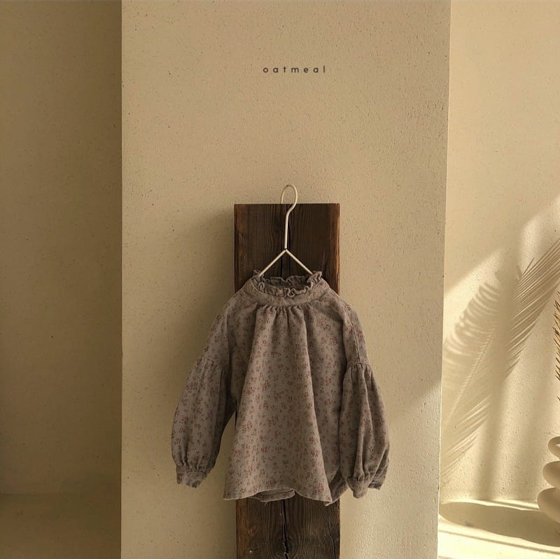 OATMEAL - Korean Children Fashion - #Kfashion4kids - Off Me Blouse - 6
