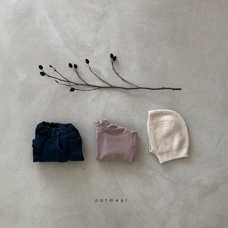 OATMEAL - Korean Children Fashion - #Kfashion4kids - Over Win Turtleneck - 7
