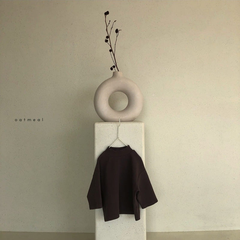 OATMEAL - Korean Children Fashion - #Kfashion4kids - Over Win Turtleneck - 8