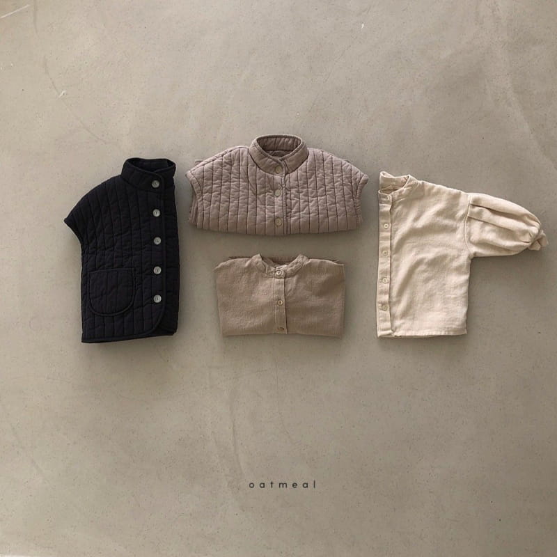 OATMEAL - Korean Children Fashion - #Kfashion4kids - S Bean Blouse - 4