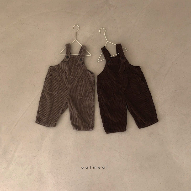 OATMEAL - Korean Children Fashion - #Kfashion4kids - Popoi Dungarees Pants