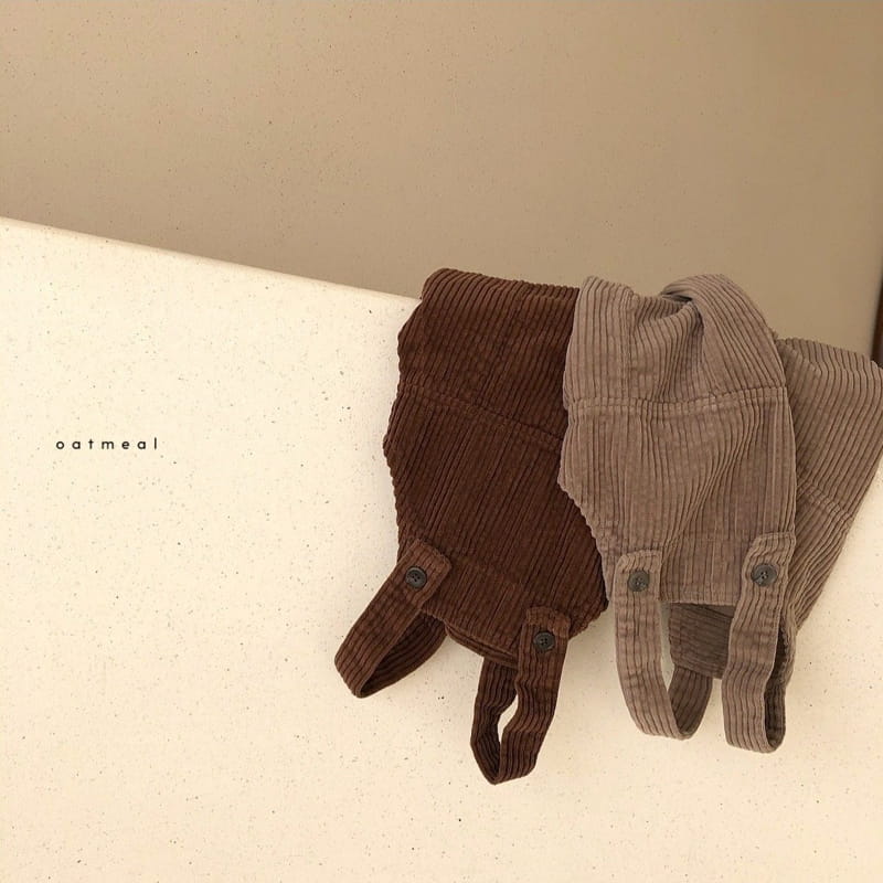 OATMEAL - Korean Children Fashion - #Kfashion4kids - Popoi Dungarees Pants - 2