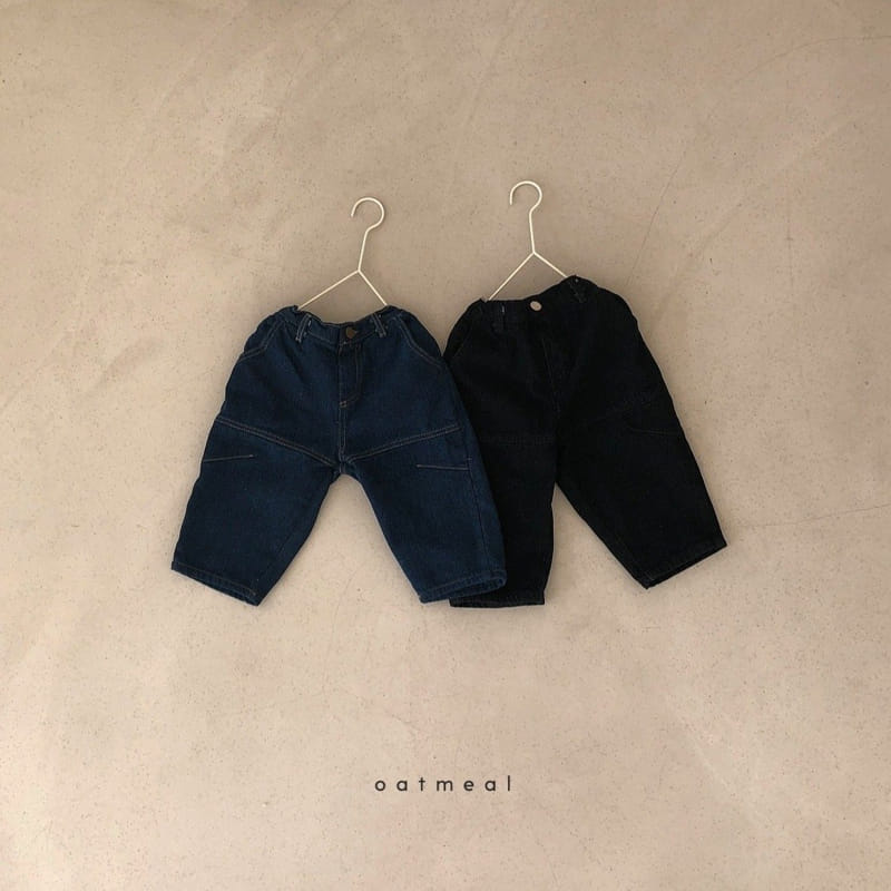 OATMEAL - Korean Children Fashion - #Kfashion4kids - Biento Dots Jeans