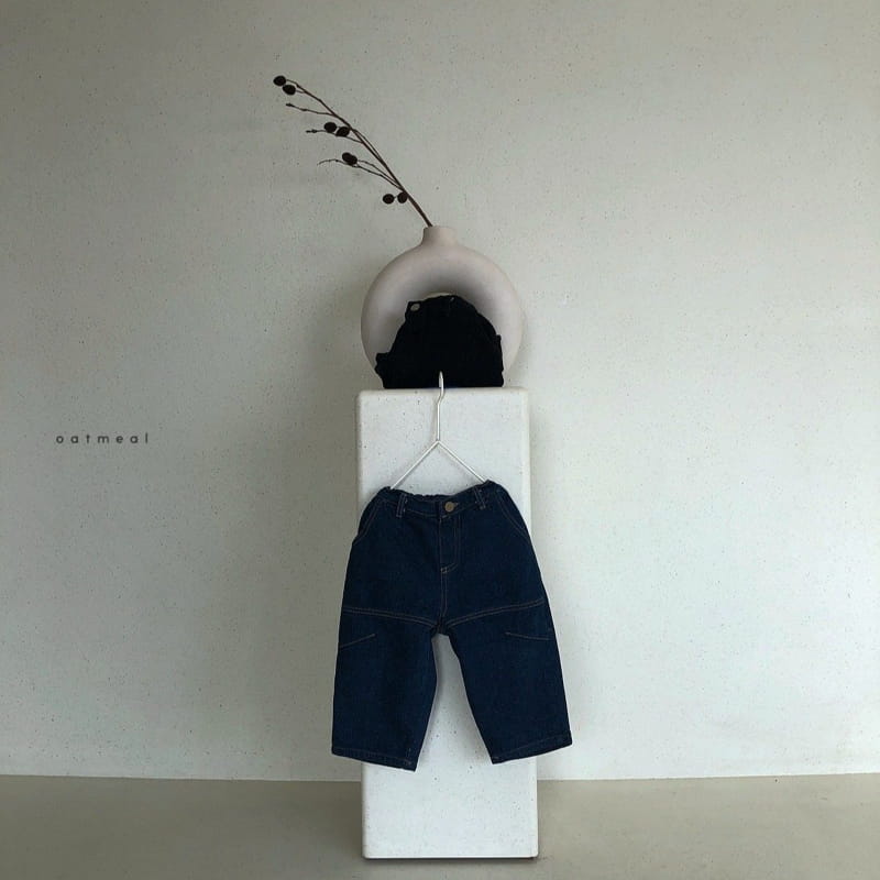 OATMEAL - Korean Children Fashion - #Kfashion4kids - Biento Dots Jeans - 11