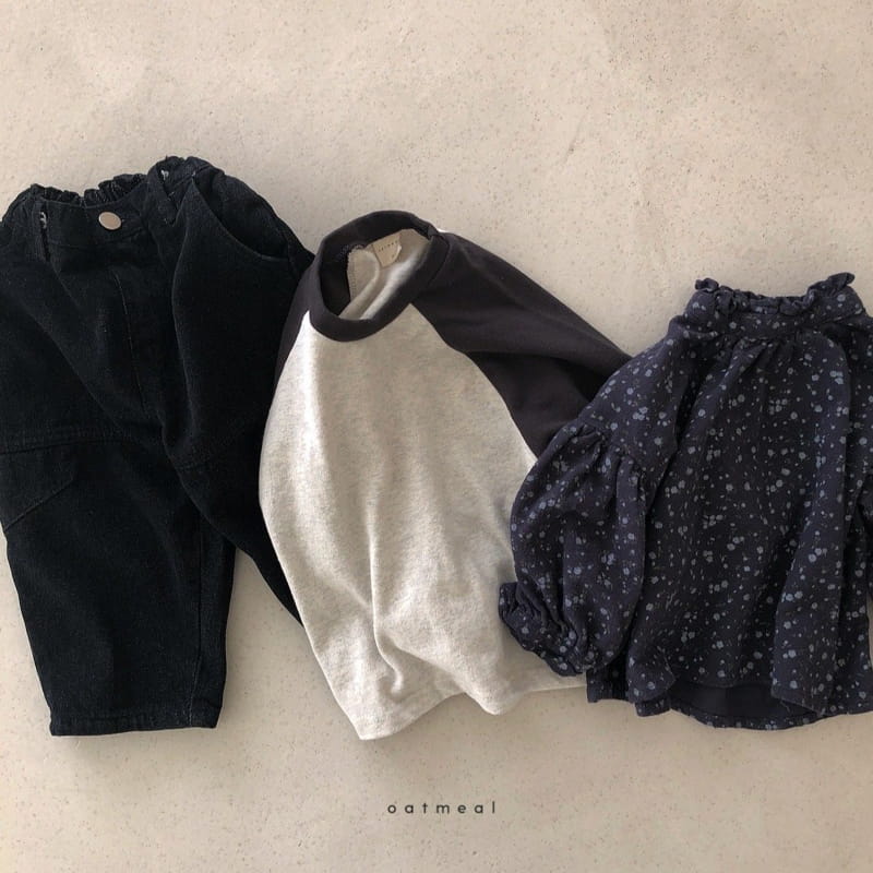 OATMEAL - Korean Children Fashion - #Kfashion4kids - Biento Dots Jeans - 4