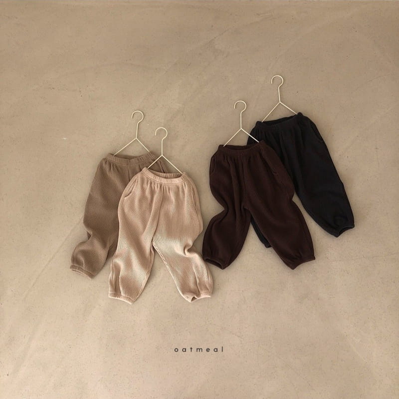 OATMEAL - Korean Children Fashion - #Kfashion4kids - Basic Peach Jogger Pants
