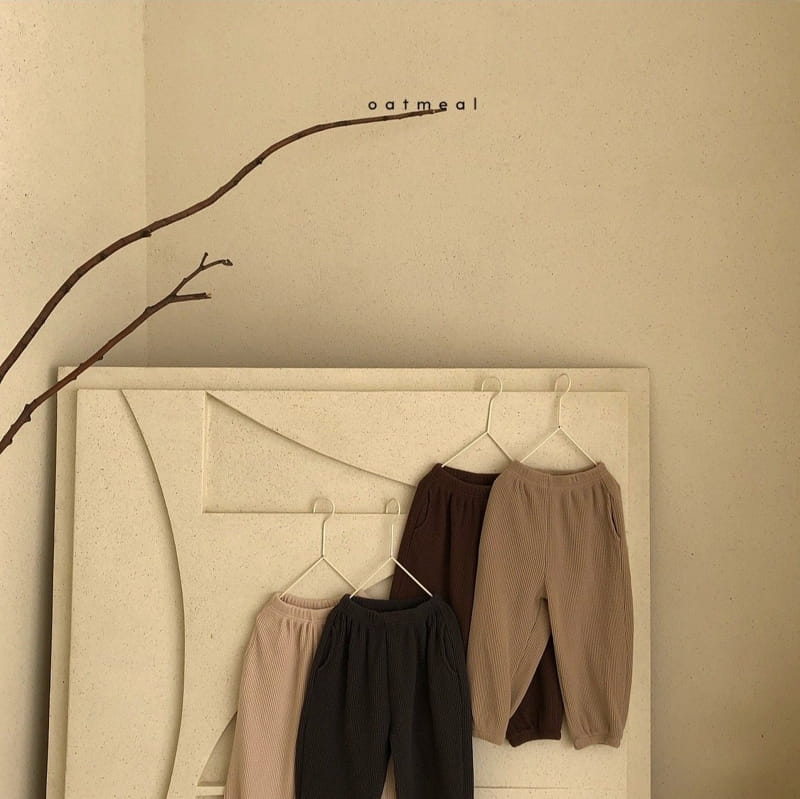 OATMEAL - Korean Children Fashion - #Kfashion4kids - Basic Peach Jogger Pants - 10