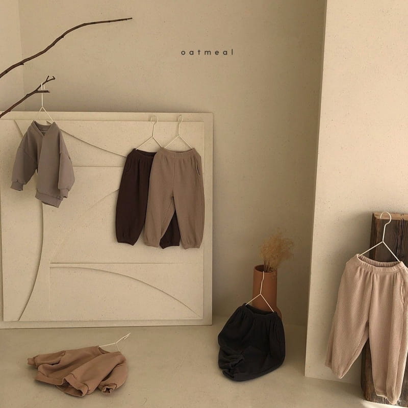 OATMEAL - Korean Children Fashion - #Kfashion4kids - Basic Peach Jogger Pants - 9
