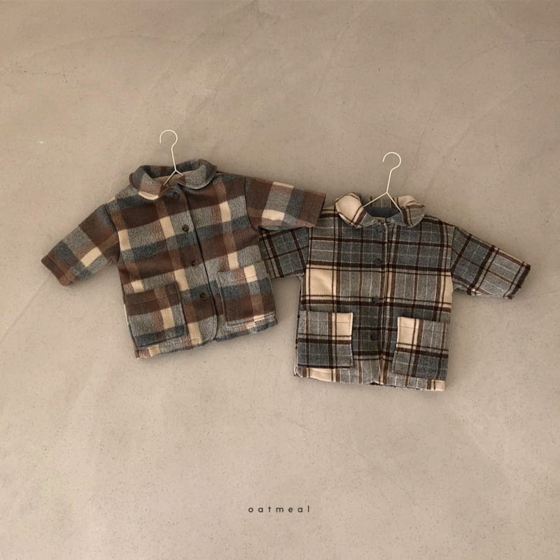 OATMEAL - Korean Children Fashion - #Kfashion4kids - Mato Bran Coat