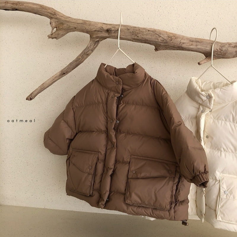 OATMEAL - Korean Children Fashion - #Kfashion4kids - Mare Duck Padding - 7