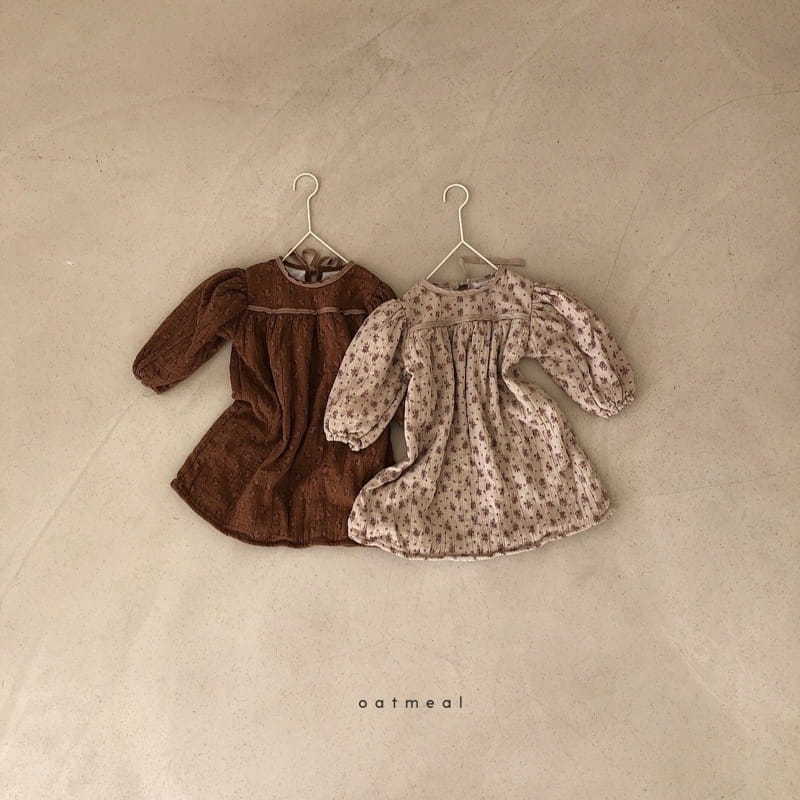 OATMEAL - Korean Children Fashion - #Kfashion4kids - Re Boning One-piece