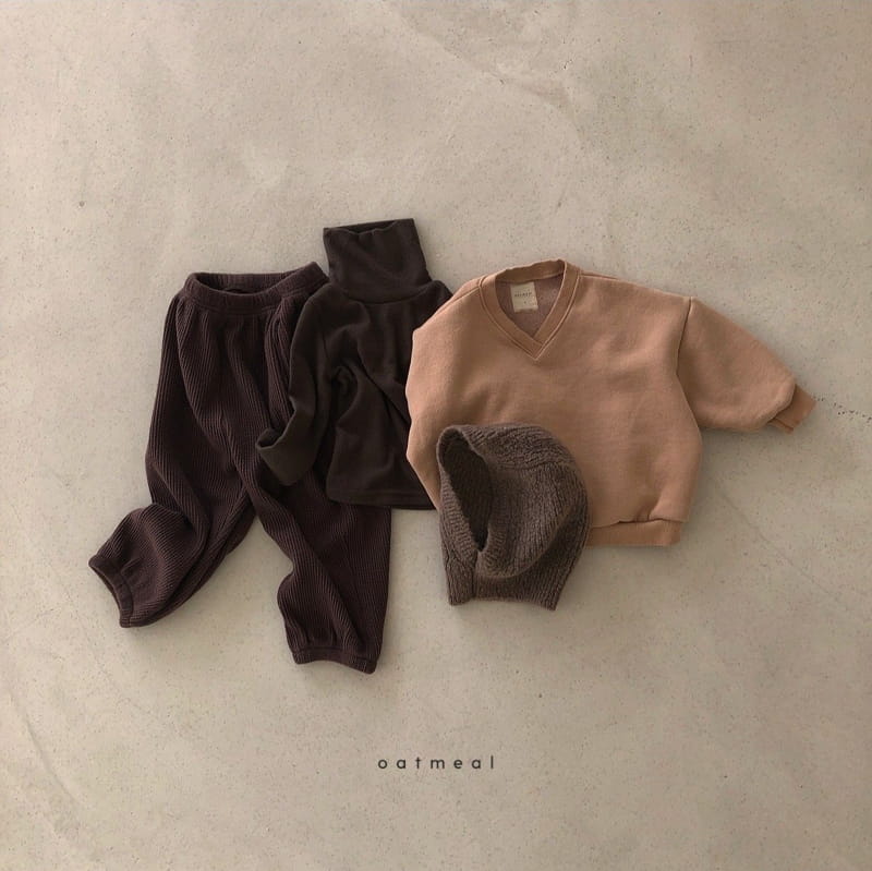 OATMEAL - Korean Children Fashion - #Kfashion4kids - Basic Knit Turtleneck - 11