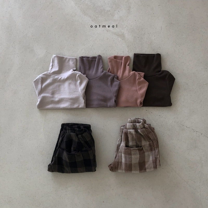 OATMEAL - Korean Children Fashion - #Kfashion4kids - Basic Knit Turtleneck - 7