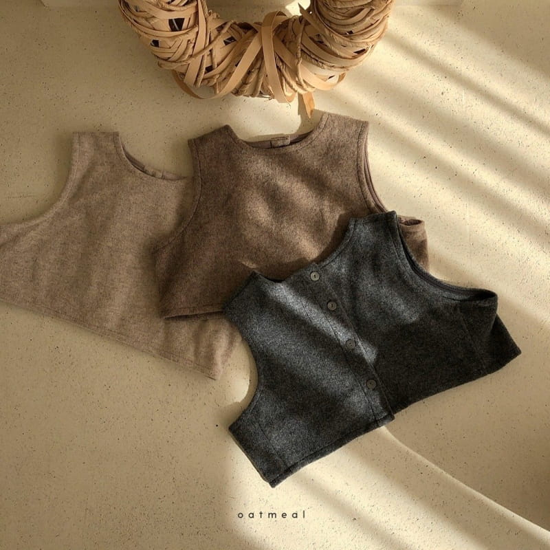 OATMEAL - Korean Children Fashion - #Kfashion4kids - Daniel Vest - 10