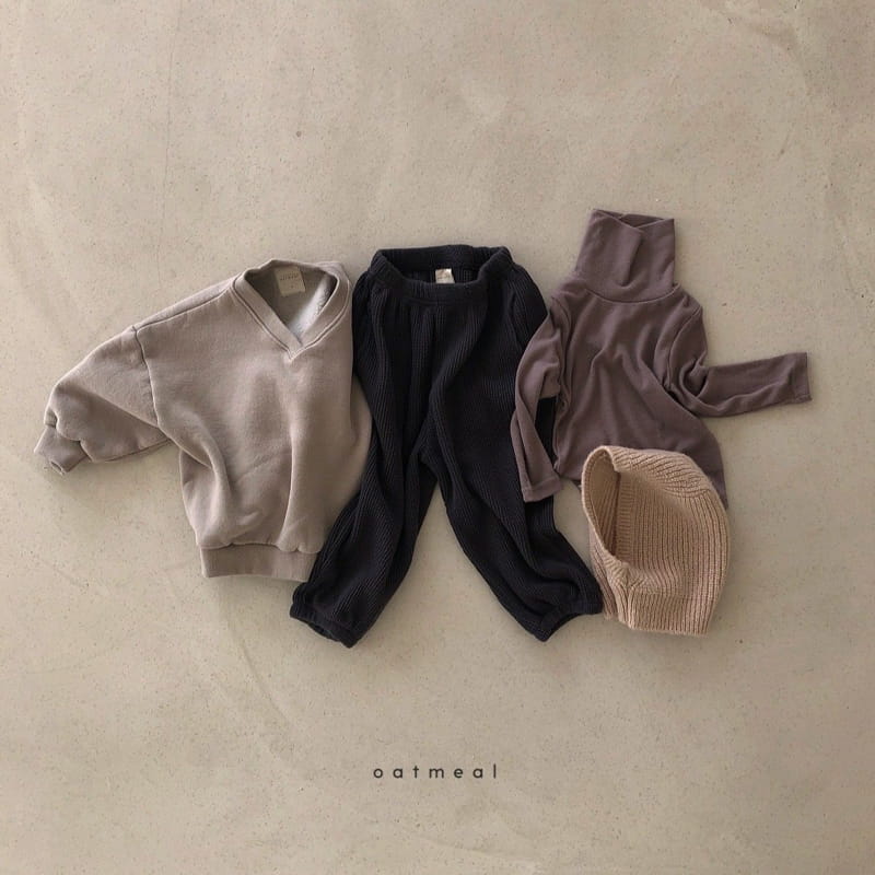 OATMEAL - Korean Children Fashion - #Kfashion4kids - Gabi V Sweatshirt - 7