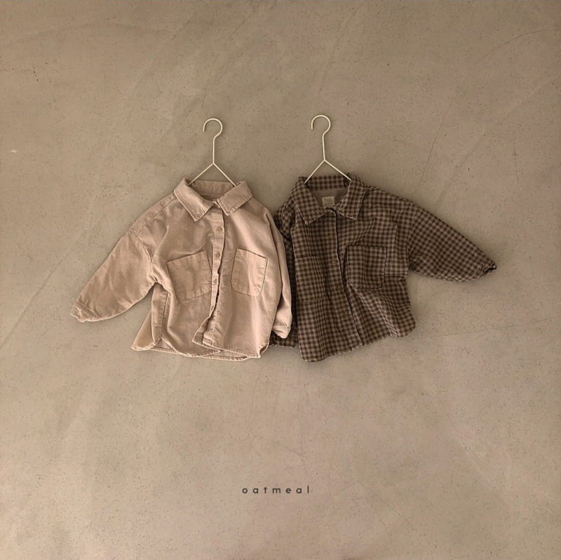 OATMEAL - Korean Children Fashion - #Kfashion4kids - Georgia Shirt