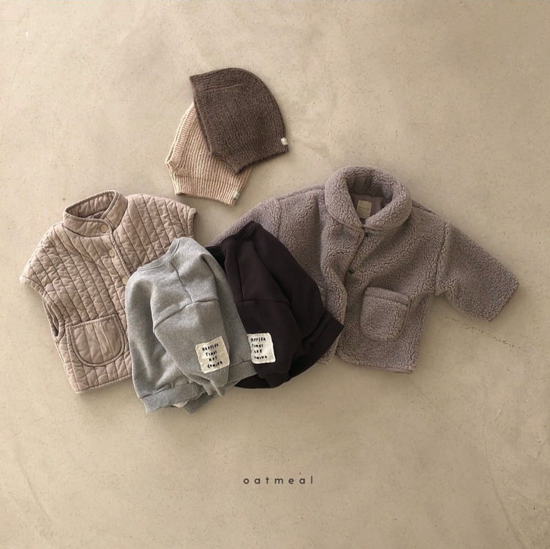 OATMEAL - Korean Children Fashion - #Kfashion4kids - Willow Pading Vest - 12