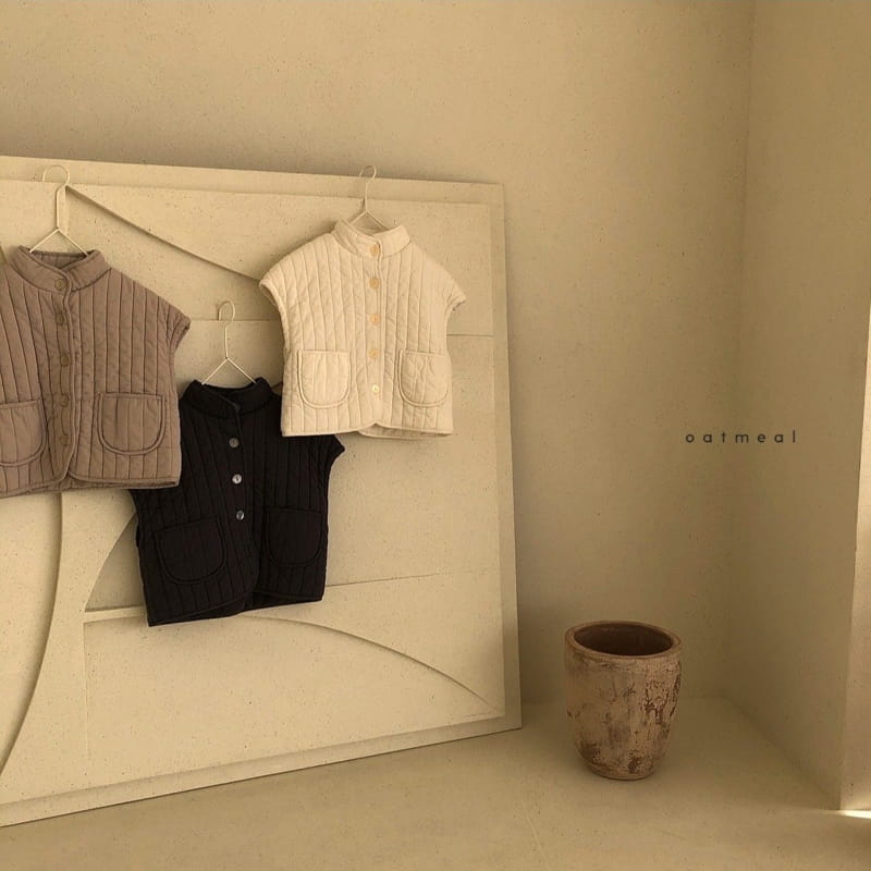 OATMEAL - Korean Children Fashion - #Kfashion4kids - Willow Pading Vest - 2