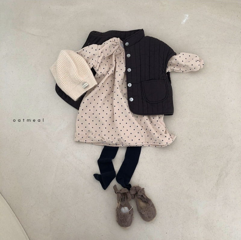 OATMEAL - Korean Children Fashion - #Kfashion4kids - Willow Pading Vest - 9