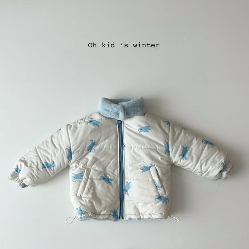 OH KID - Korean Children Fashion - #Kfashion4kids - Ok Rabbit Reversible Padding - 12