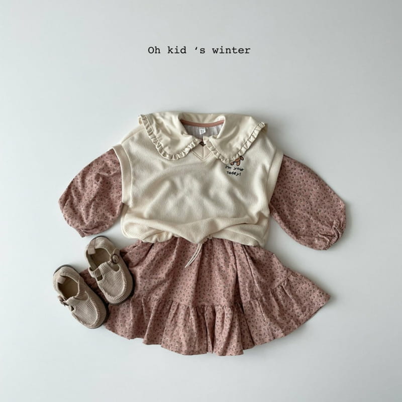 OH KID - Korean Children Fashion - #Kfashion4kids - Teddy Vest - 2