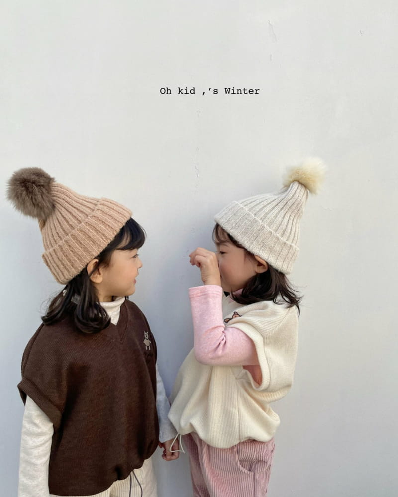 OH KID - Korean Children Fashion - #Kfashion4kids - Teddy Vest - 7