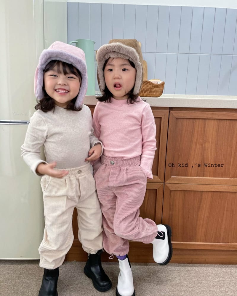 OH KID - Korean Children Fashion - #Kfashion4kids - Pualr Round Tee Turtleneck Set - 5