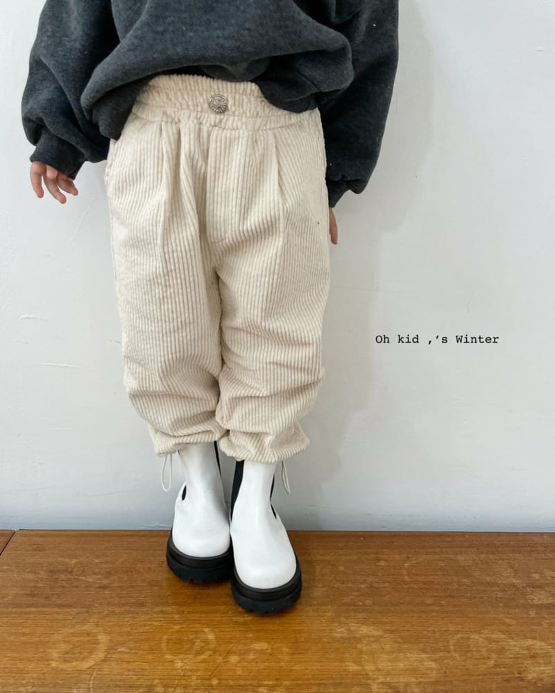OH KID - Korean Children Fashion - #Kfashion4kids - String Rib Pants - 7