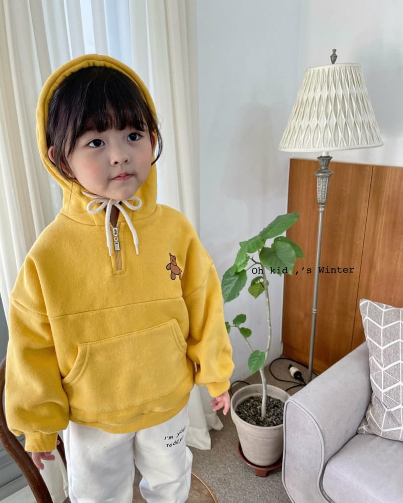 OH KID - Korean Children Fashion - #Kfashion4kids - Teddy Hoody Sweatshirt - 5
