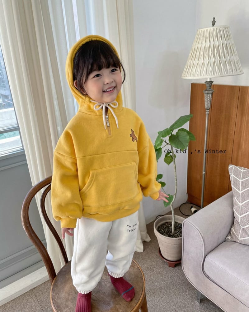 OH KID - Korean Children Fashion - #Kfashion4kids - Teddy Hoody Sweatshirt - 6