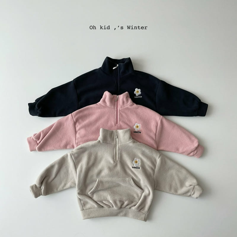 OH KID - Korean Children Fashion - #Kfashion4kids - Cozy Smile Top Bottom Set - 9