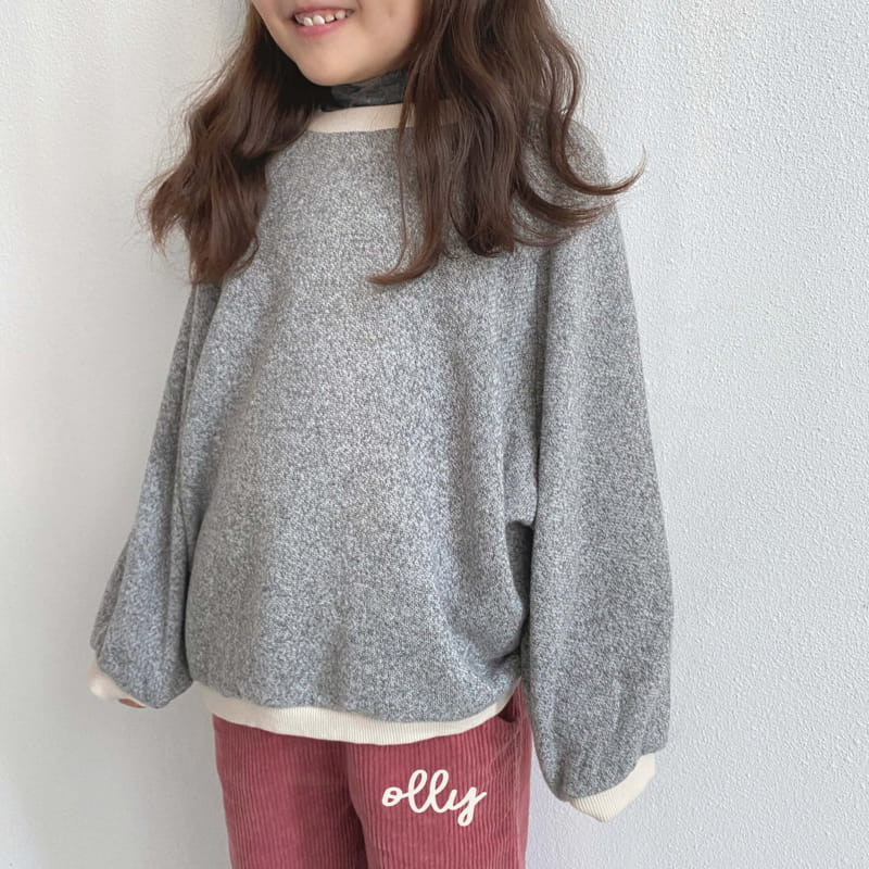 OLLYMARKET - Korean Children Fashion - #Kfashion4kids - Bocashi Fleece Sweatshirt - 10
