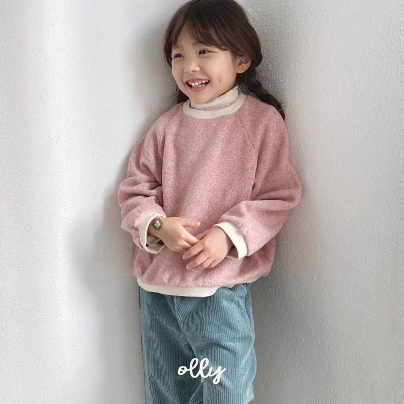 OLLYMARKET - Korean Children Fashion - #Kfashion4kids - Bocashi Fleece Sweatshirt - 3