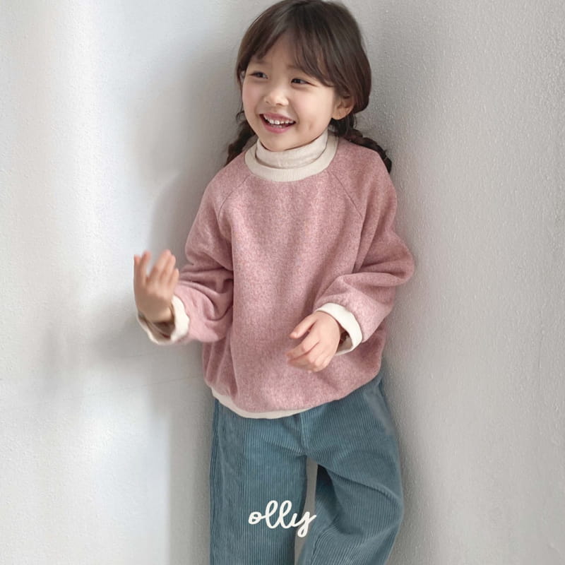 OLLYMARKET - Korean Children Fashion - #Kfashion4kids - Bocashi Fleece Sweatshirt - 4