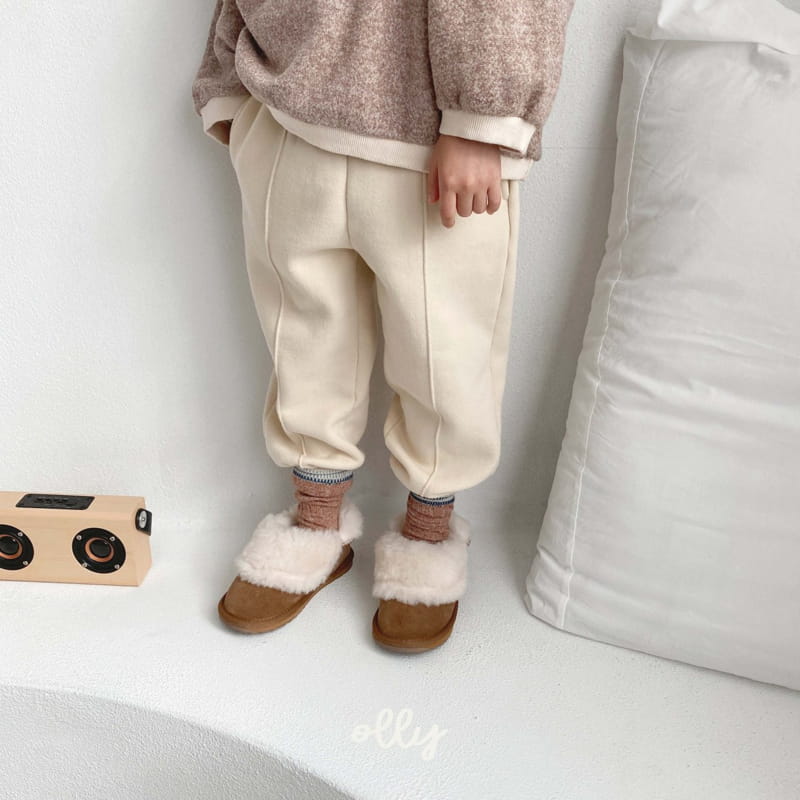OLLYMARKET - Korean Children Fashion - #Kfashion4kids - Fleec Pintuck Pants