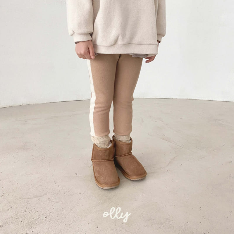 OLLYMARKET - Korean Children Fashion - #Kfashion4kids - Fleece Turtleneck Leggings Set - 3