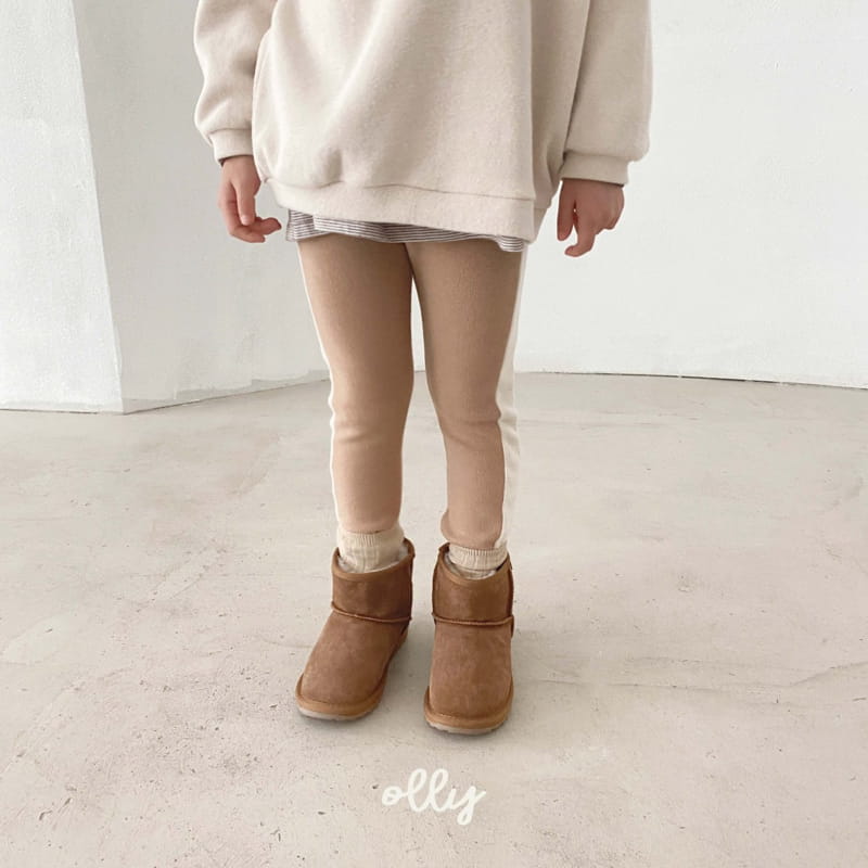 OLLYMARKET - Korean Children Fashion - #Kfashion4kids - Fleece Turtleneck Leggings Set - 6