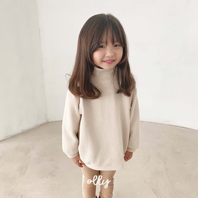 OLLYMARKET - Korean Children Fashion - #Kfashion4kids - Fleece Turtleneck Leggings Set - 8