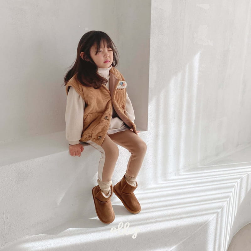 OLLYMARKET - Korean Children Fashion - #Kfashion4kids - Rib Bonding Vest - 2